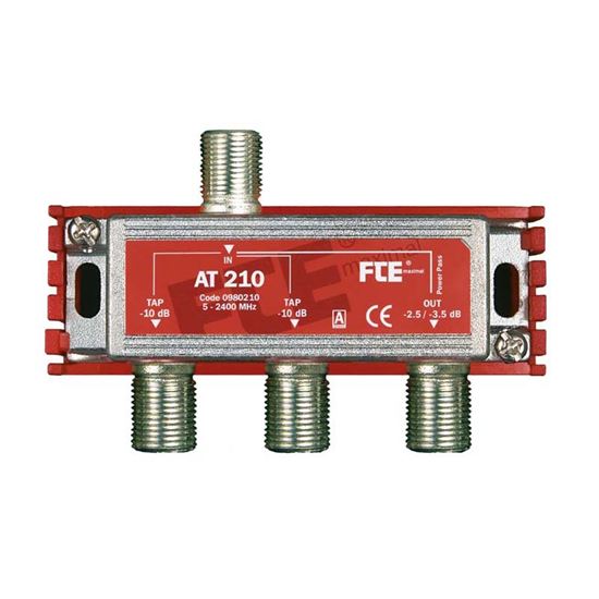 Immagine di DERIVATORE TV-SAT, CLASSE A, -10 DB, 2 VIE