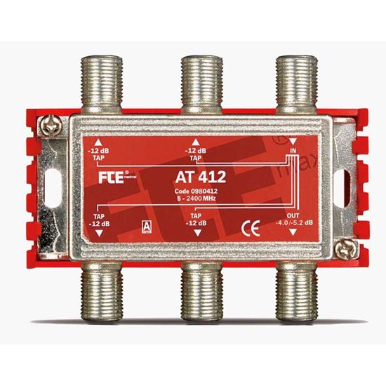 Immagine di DERIVATORE TV-SAT, CLASSE A, -12 DB, 4 VIE