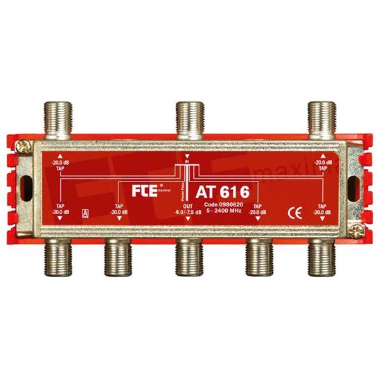 Immagine di DERIVATORE TV-SAT, CLASSE A, -16 DB, 6 VIE