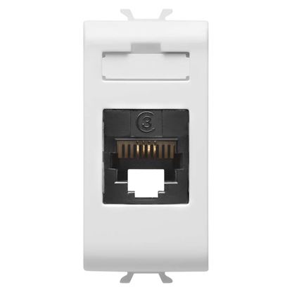 Immagine di CONNETTORE TELEFONICO GEWISS, CHORUS, RJ11, COLORE BIANCO
