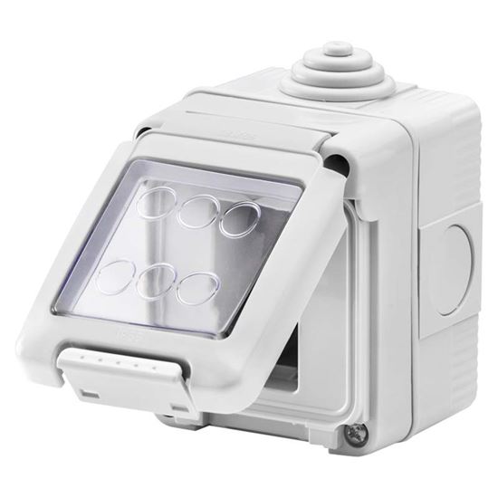 Immagine di CONTENITORE DA PARETE GEWISS, STAGNO, PER SERIE SYSTEM, IP55, 1 POSTO