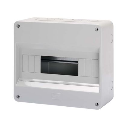 Immagine di CENTRALINO DA PARETE GEWISS, SENZA PORTA, ALLOGGIAMENTO MORSETTIERE, IP40, 12 MODULI