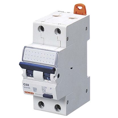 Immagine di INTERRUTTORE MAGNETOTERMICO DIFFERENZIALE GEWISS, 2P, 2 MODULI, AC/0,03, 6 KA, 20 A