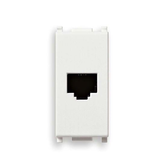 Immagine di CONNETTORE RJ11, 6/4, COLORE BIANCO