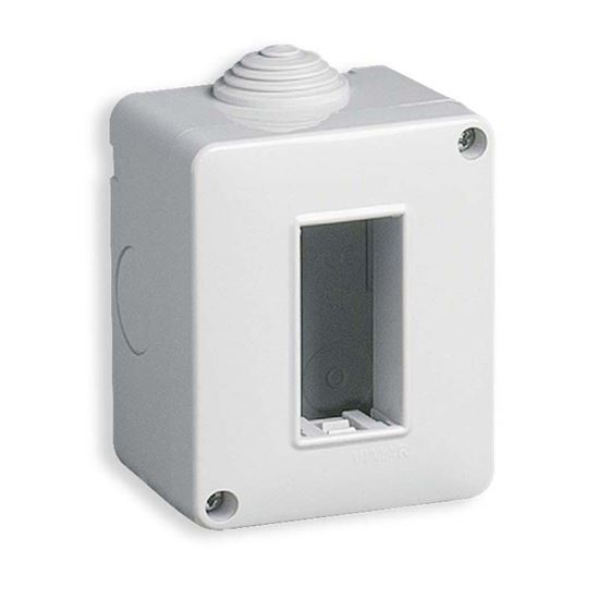 Immagine di CONTENITORE DA PARETE, IP40, 1 MODULO EIKON, ARKÉ E PLANA