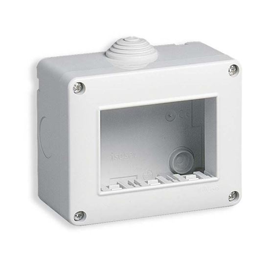Immagine di CONTENITORE DA PARETE, IP40, 3 MODULI EIKON, ARKÉ E PLANA