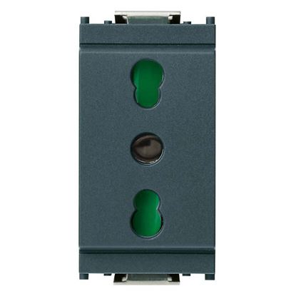 Immagine di PRESA 2P+T, 16A, SERIE IDEA, GRIGIO
