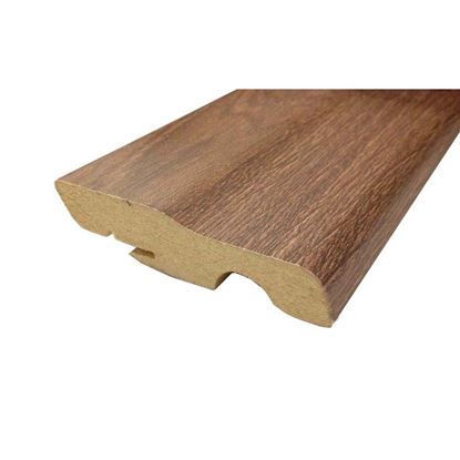 Immagine di BATTISCOPA IN MDF ROVERE SCURO 2400 X 70 X 18