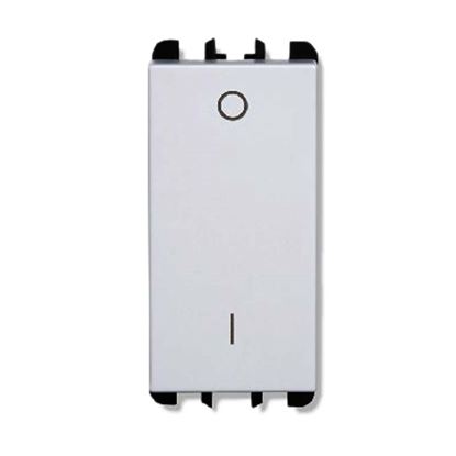 Immagine di INTERRUTTORE, SIMON URMET NEA, 2P-16 A, 1 MODULO, COLORE BIANCO