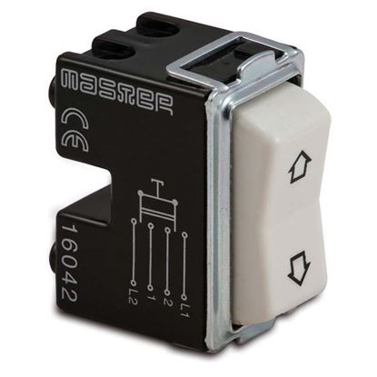 Immagine di DOPPIO PULSANTE, CON FRECCE, 2 NA-10 A, COLORE BIANCO