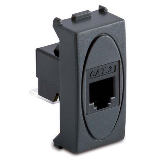 Immagine di CONNETTORE RJ11 MODO, PLUG 6/4, COLORE GRIGIO