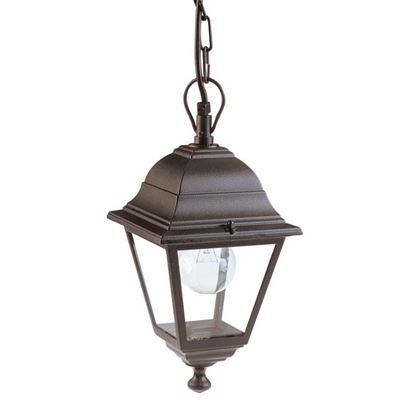 Immagine di SOSPENSIONE SOVIL, MINI QUADRATA, E27-60 W, IP43, COLORE NERO