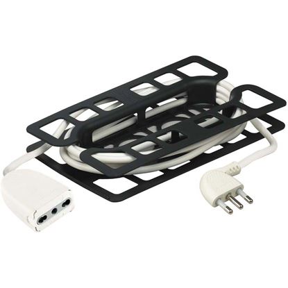 Immagine di PROLUNGA, SPINA 2P+T 16 A, PRESA BIPASSO 10/16 A, 3X1,5 MM, 5 MT, COLORE NERA