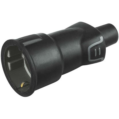 Immagine di PRESA VOLANTE, CAUCCIÙ, 2P+T 16 A, TEDESCA, IP44