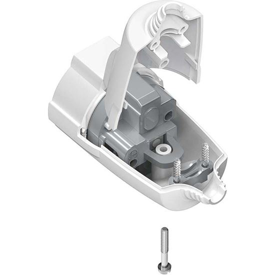 Immagine di PRESA STANDARD TEDESCO, BIPASSO 2P+T 16 A, COLORE BIANCA