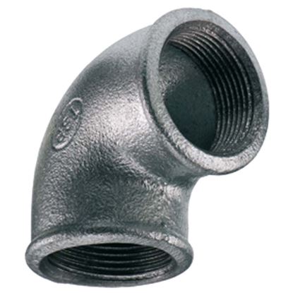 Immagine di GOMITO ZINCATO A 90°, FIGURA 90, FF 1/2", 10 PEZZI