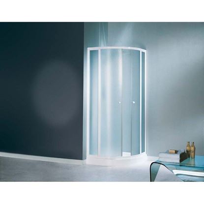 Immagine di BOX SEMICIRC MEDITERRANEO, ACRILICO  BCO CM 80X80