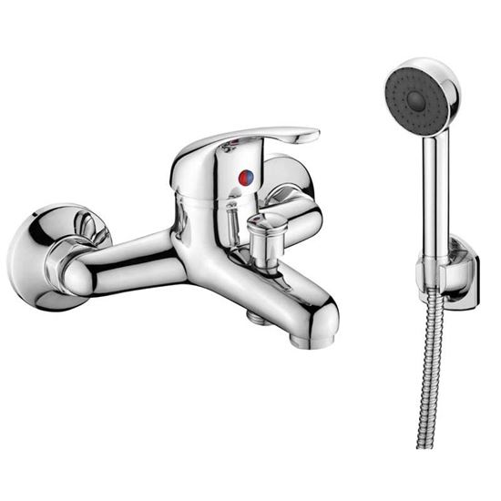 Immagine di MIX VASCA, SERIE KATIA, CROMO, CON DOCCIA, CARTUCCIA 40 MM