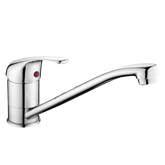 Immagine di MIX LAVELLO, SERIE KATIA, CROMO, MONOFORO, CANNA STD, CARTUCCIA 40 MM