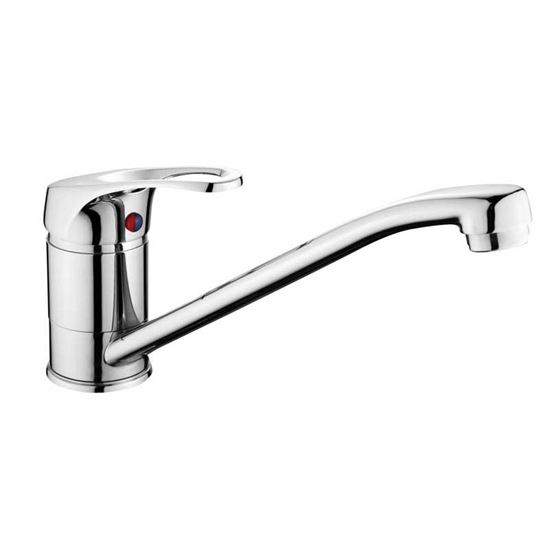 Immagine di MIX LAVELLO, SERIE ASIA, CROMO, MONOFORO, CANNA STD, CARTUCCIA 40 MM