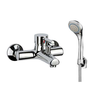 Immagine di MIX VASCA, SERIA ERICA, CROMO, CON DOCCIA, CARTUCCIA 40 MM