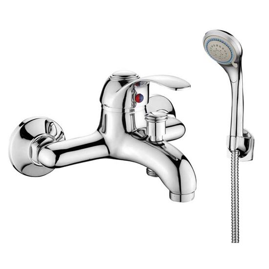 Immagine di MIX VASCA, SERIE SERENA, CROMO, CON DOCCIA, CARTUCCIA 40