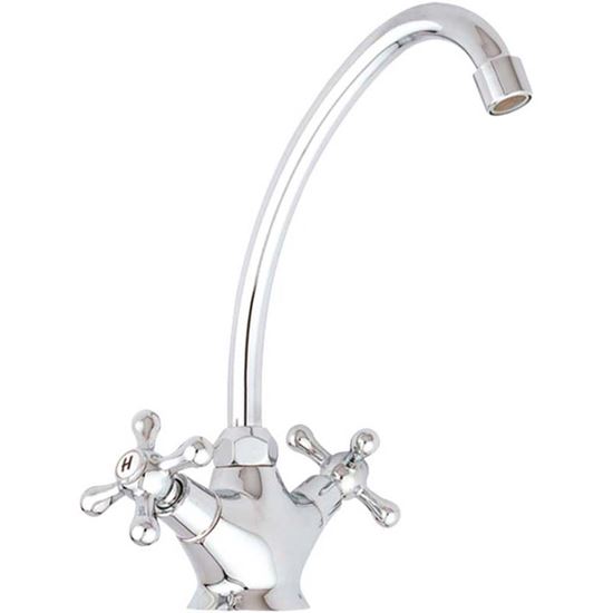 Immagine di RUBINETTO LAVELLO, SERIE SUSY, CROMO, MONFORO, CANNA ALTA