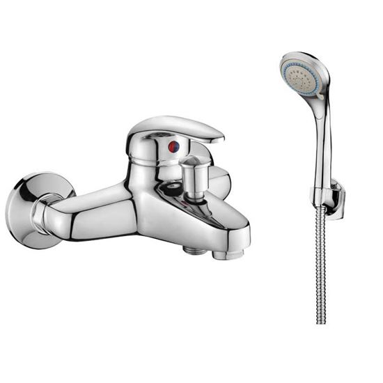 Immagine di MIX VASCA, SERIE LAURA, CROMO, CON DOCCIA, CARTUCCIA 40 MM