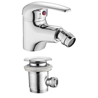 Immagine di MIX BIDET, SERIE LAURA, CROMO, MONOFORO, CARTUCCIA 40 MM