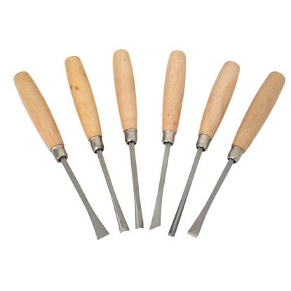 Immagine di KIT 6 SGORBIE, MANICO LEGNO