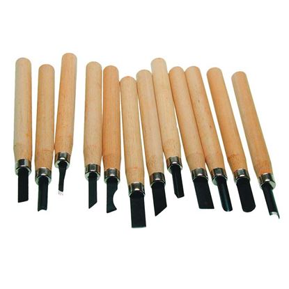 Immagine di KIT 12 SGORBIE, MANICO LEGNO