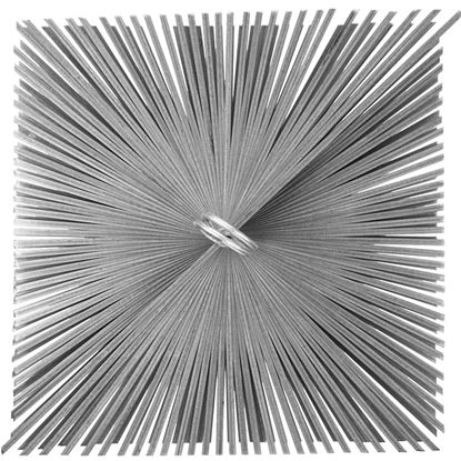 Immagine di SCOVOLO ACCIAIO, QUADRATO, 250X250 MM