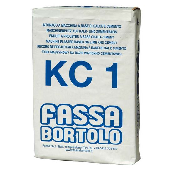 Immagine di KCI INTONACO DI FONDO CALCE CEMENTO INTERNI ESTERNI X MATTONI E CALCESTRUZZO SACCHI DA 25 KG