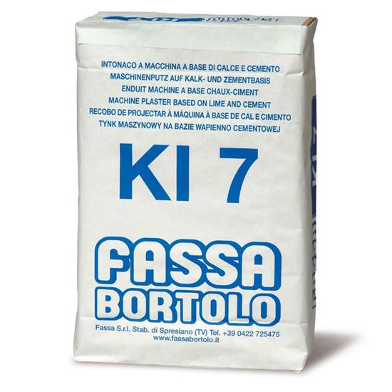Immagine di K17 INTONACO DI FONDO FIBRATO IDROFUGATO BASE CALCE CEMENTO PER INTERNI ESTERNI CON IDROREPELLENTE  25 KG