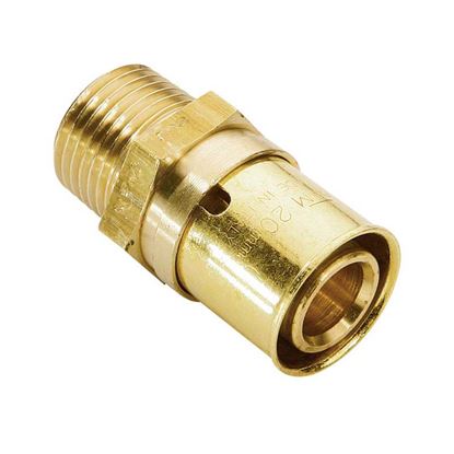 Immagine di RACCORDO A PRESSARE FIT, DIRITTO MASCHIO, Ø20X1/2, GAS