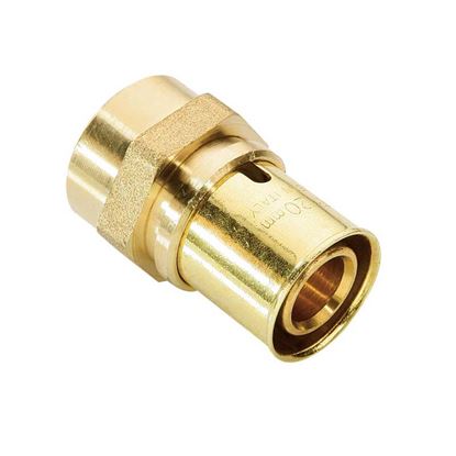 Immagine di RACCORDO A PRESSARE FIT, DIRITTO FEMMINA, Ø20X1/2, GAS