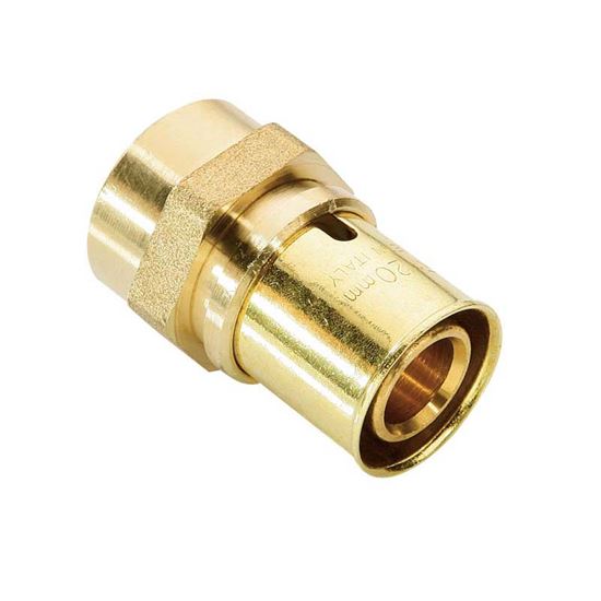 Immagine di RACCORDO A PRESSARE FIT, DIRITTO FEMMINA, Ø20X1/2, GAS