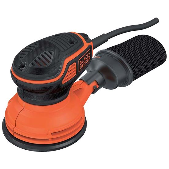 Immagine di LEVIGATRICE ROTOORBITALE BLACK & DECKER, KA199, 260 W, PLATORELLO Ø 125 MM, ASPIRAZIONE INTEGRATA, 1,9 KG