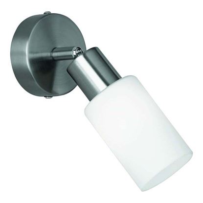 Immagine di FARETTO MARS SINGOLO, 1X40W, E14, NICKEL