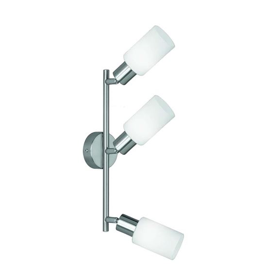 Immagine di PLAFONIERA MARS 3 FARETTI, 3X40W, E14, NICKEL