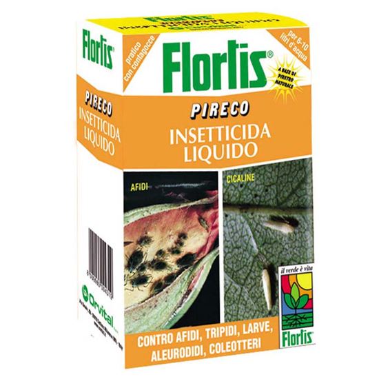 Immagine di INSETTICIDA LIQUIDO CONCENTRATO FLORTIS PIRECO, CONTRO AFIDI, TRIPIDI,ALEURODIDI,COLEOTTERI.LARVE, FALCONE DA 15 ML