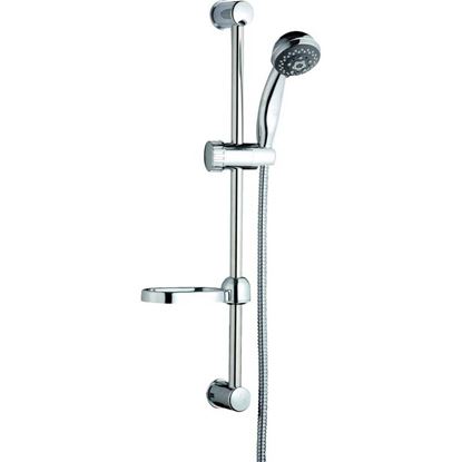 Immagine di SALISCENDI VESUVIO, CON DOCCIA 3 FUNZIONI, PORTASAPONE, CROMO