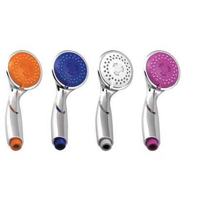 Immagine di DOCCIA POMPERI, 3 FUNZIONI, CROMO/VIOLA