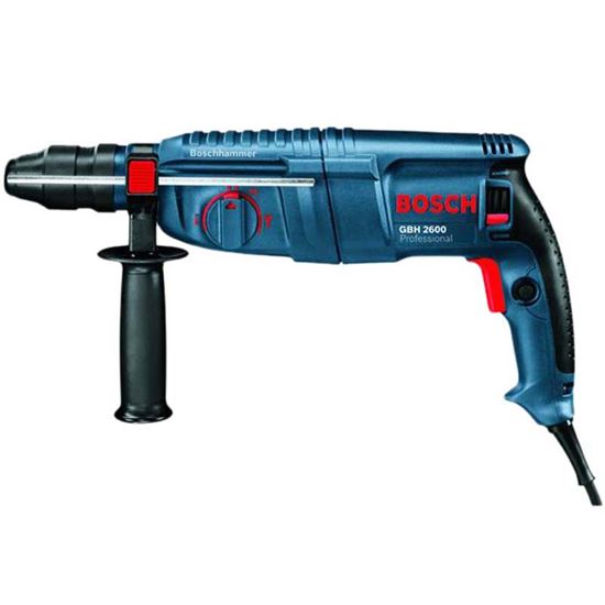 Immagine di MARTELLO TASSELLATORE BOSCH 720 W, GBH 2600, MANDRINO SDS-PLUS, 3 FUNZIONI, POTENZA DEL COLPO 2,7 J