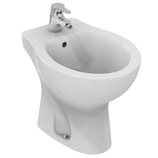 Immagine di BIDET QUARZO, SOSPESO, MONOFORO, COLORE BIANCO