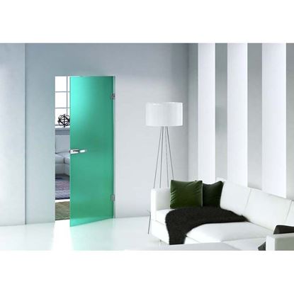 Immagine di PORTA A VENTO BATTENTE, CRISTALLO TEMPERATO, 8MM, BLU, 70X210 CM