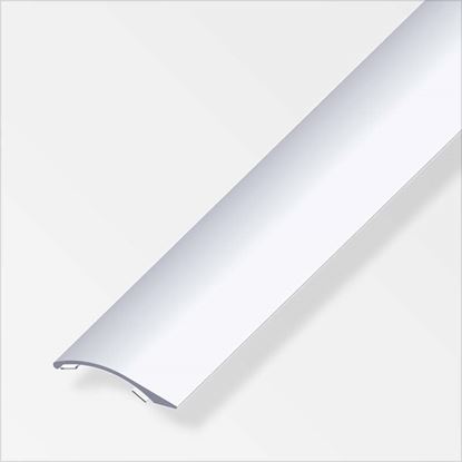 Immagine di PROFILO DI COMPENSAZIONE AUTOADESIVO, 38,5X7,5 MM, ALLUMINIO ARGENTO 1,0 MT