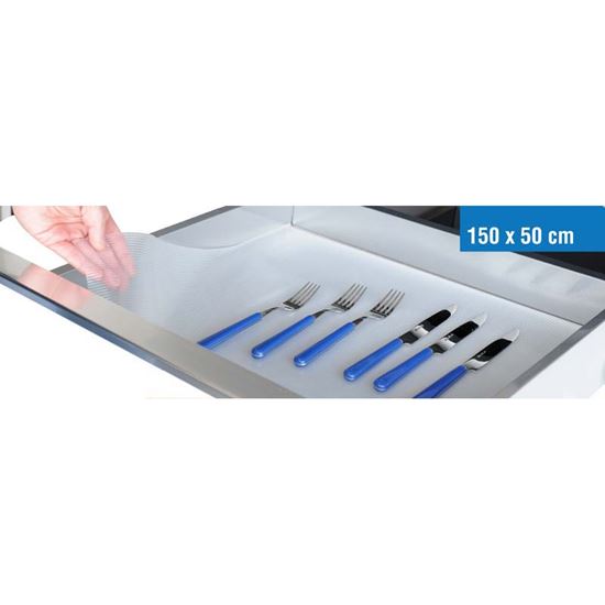 Immagine di TAPPETINO IN GOMMA, ANTISCIVOLO, SALVAFONDO TRASPARENTE, 1500X500 MM