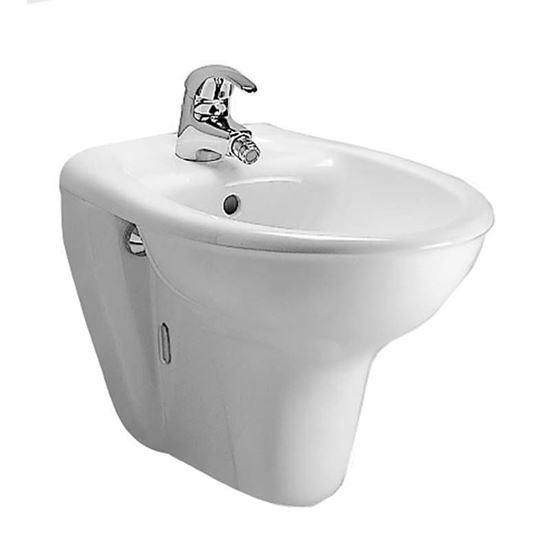 Immagine di BIDET MONOFORO, SERIE MIKY SOSPESA, COLORE BIANCO