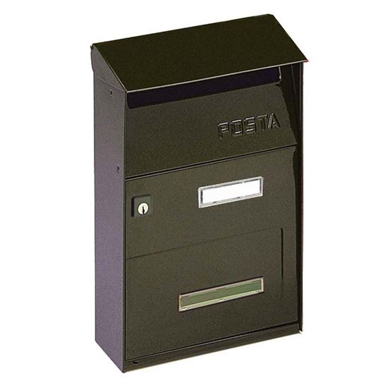 Immagine di CASSETTA POSTALE ALUBOX, 22 X 11 X 32,5 CM, COLORE VERDE